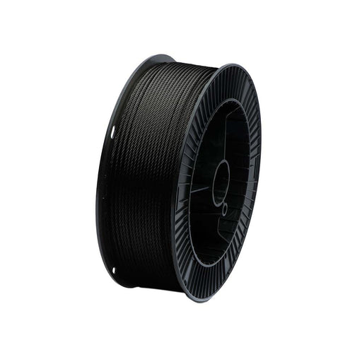 5/32" 7x7 T316 Black Stainless Steel Cable Cable Cable Bullet 500' Black Oxide Finish