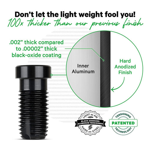 Black Cable Tensioner for Wood Posts Tensioners Cable Bullet