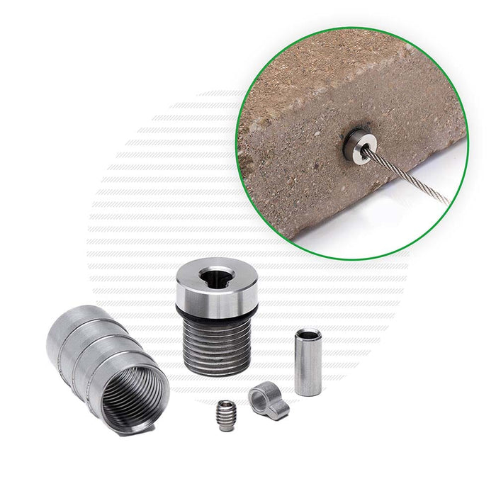 Cable Rail Tensioner Kit for Masonry Posts Tensioners Cable Bullet