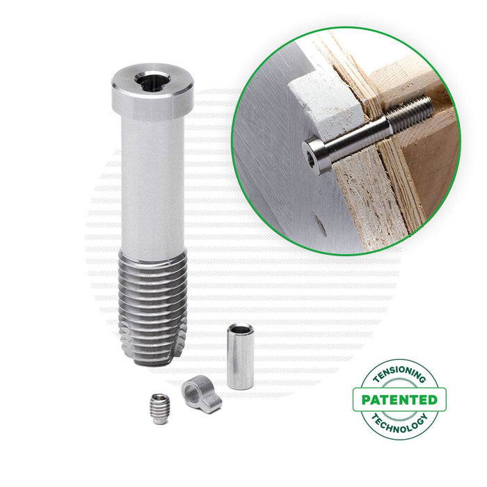 Cable Rail Tensioner Kit for Wood Posts Tensioners Cable Bullet XXL (2-3/4")