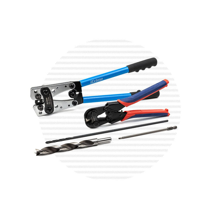 Installation Kit for Wood Posts Installation Kits Cable Bullet