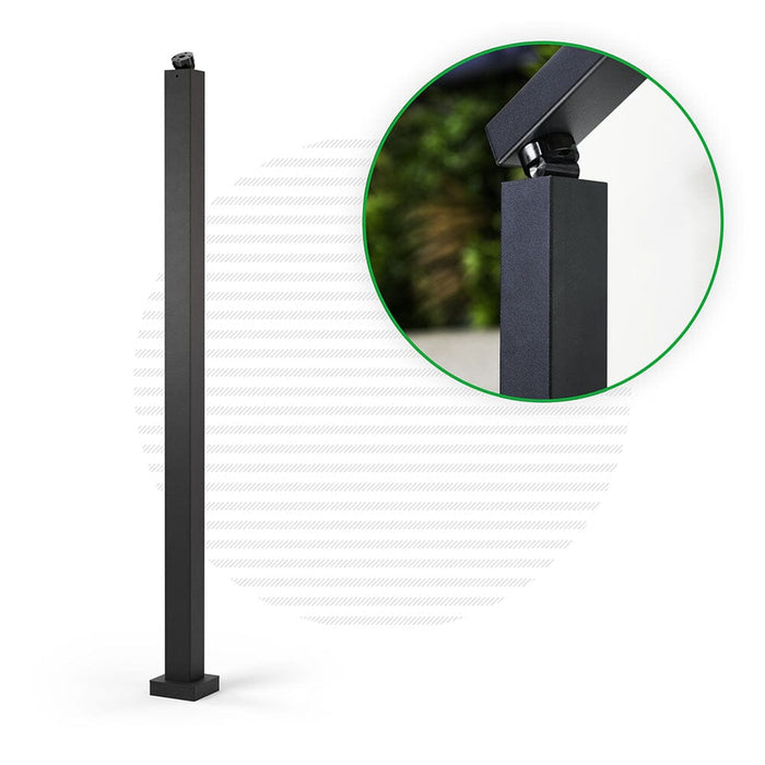 Signature Midnight Top Mount Blank Post Posts Cable Bullet 42" Flat Black (Fine Texture)