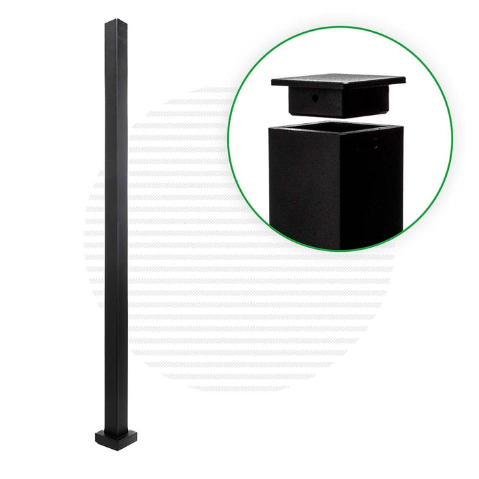Summit Series Top Mount Vertical Cable Railing Stair Post Posts Cable Bullet
