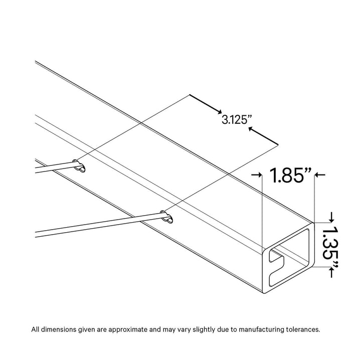 Summit Series Vertical Cable Railing Stair Panel Panels Cable Bullet