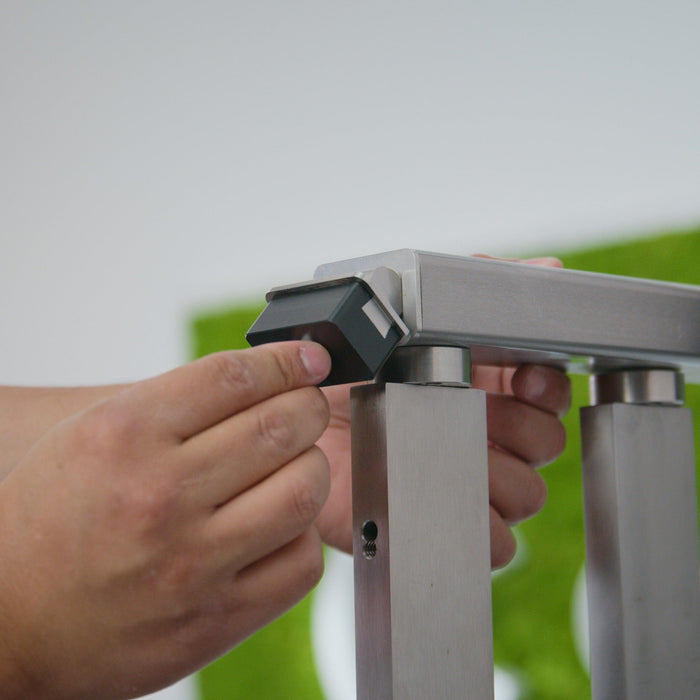 Venture Series Handrail Hinge for Stair Transitions Handrail Cable Bullet