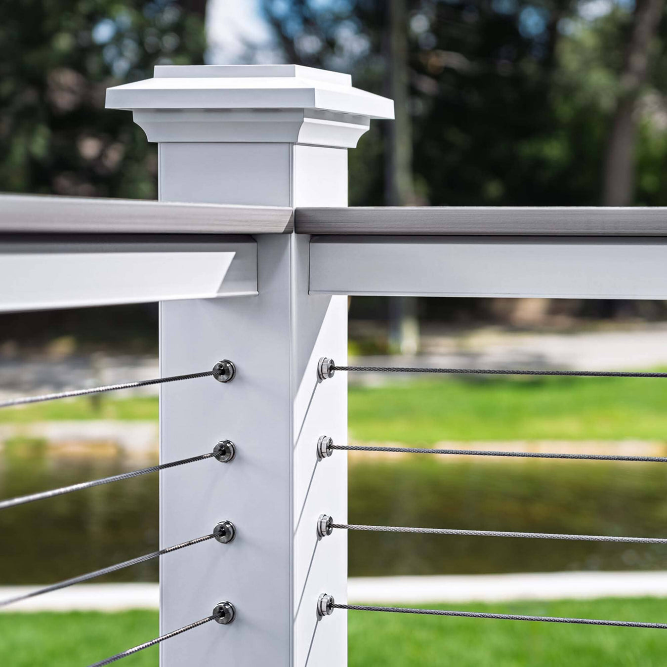Cable Railing for Sleeved Posts