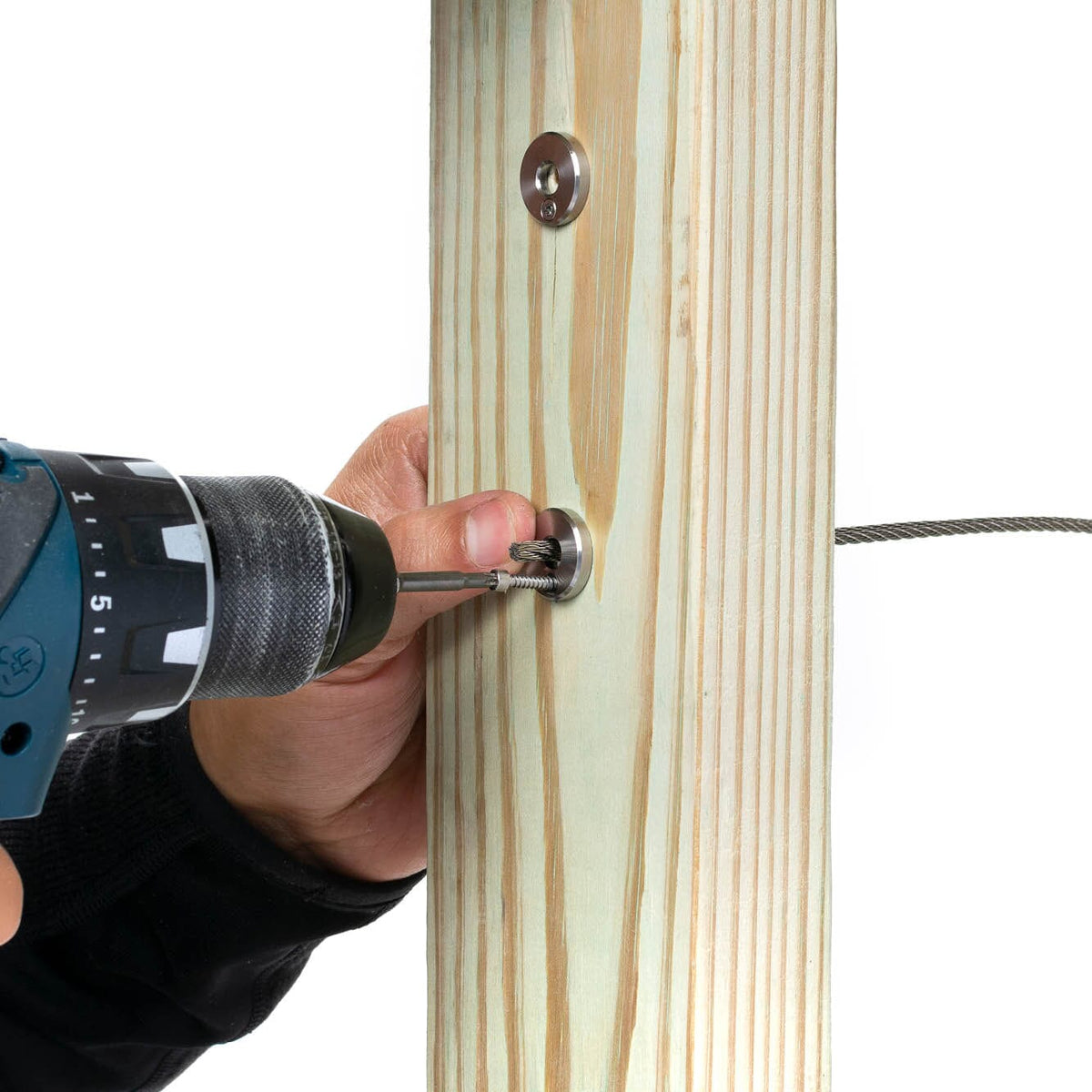 Post Hole Covers Cable Bullet