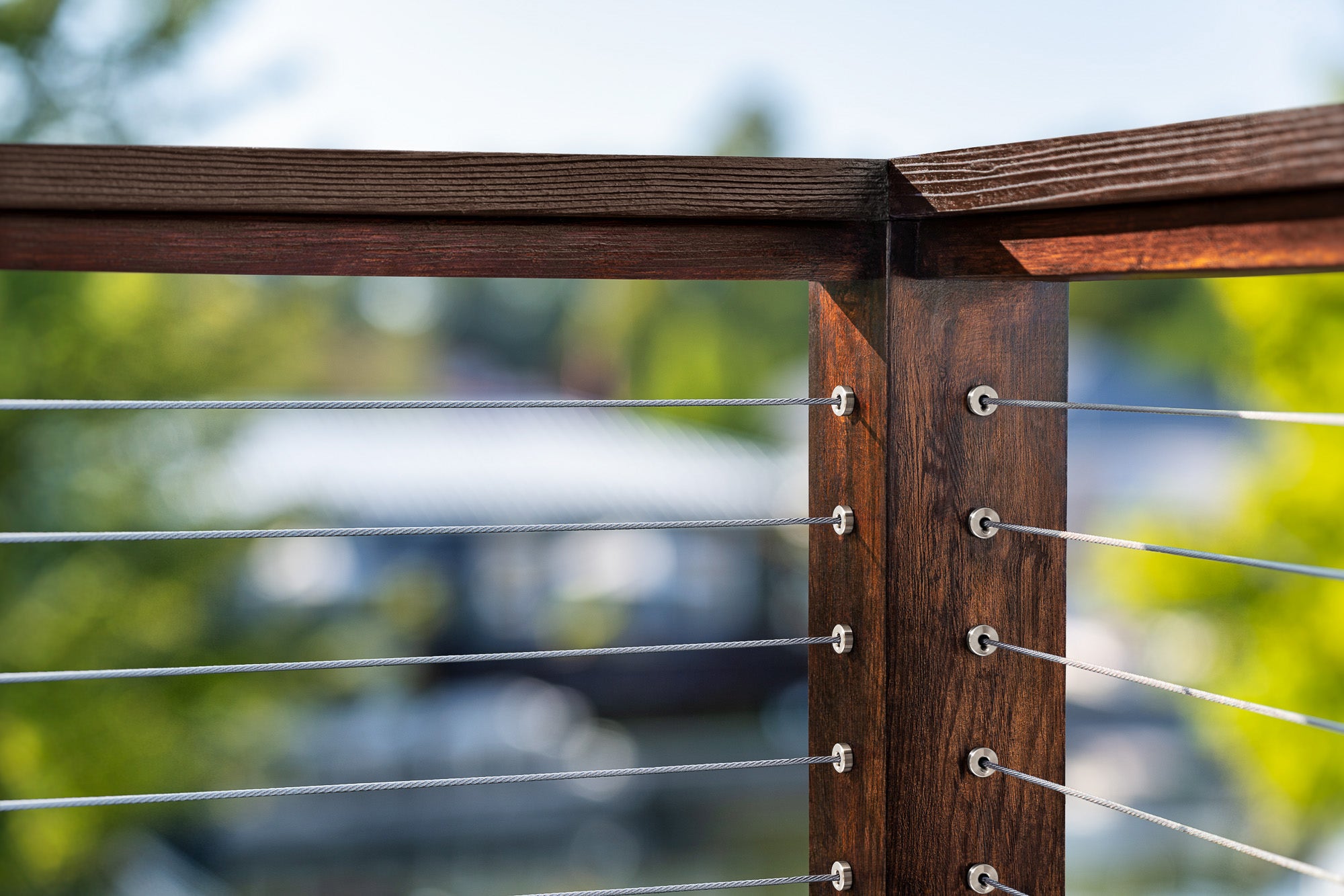 Wood Cable Railing Kits | Cable Railings for Wood Posts | Cable Bullet