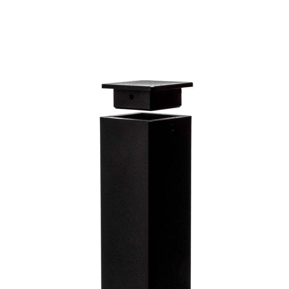 Bullet Railing Post Summit Series Top Mount Vertical Cable Railing Stair Post — Cable Bullet