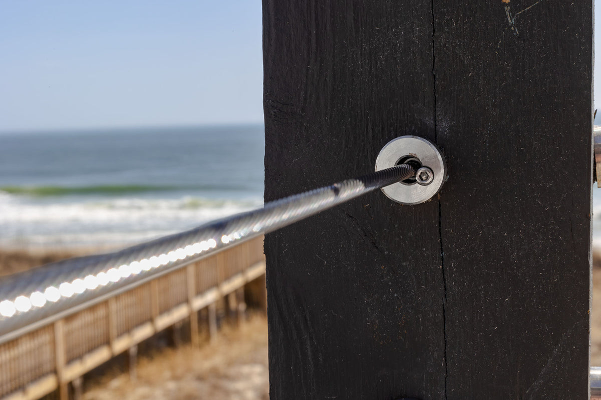 Bullet Railing Post Wood Cable Railing Kits | Cable Railings for Wood Posts | Cable Bullet