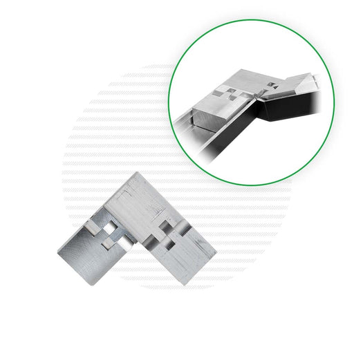 Adjustable Vertical Corner Spline for Aluminum Handrail Handrail Northern Indiana Axle, LLC 