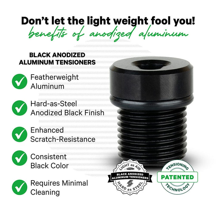 Black Cable Tensioner for Metal Posts Tensioners Cable Bullet 