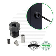 Black Cable Tensioner for Metal Posts Tensioners Cable Bullet Single Tensioner Kit 