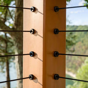 Black Cable Tensioner for Wood Posts Tensioners Cable Bullet 