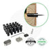 Black Cable Tensioner for Wood Posts Tensioners Cable Bullet XL (1-7/8") 20 Tensioner Kits with Drivers 