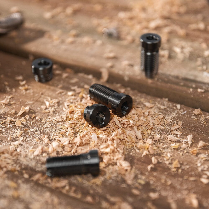 Black Deluxe Cable Rail Post Hole Cover Hardware Cable Bullet 
