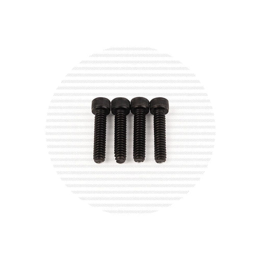 Black Lighting Handrail Mounting Screws (4-Pack) Hardware Cable Bullet 
