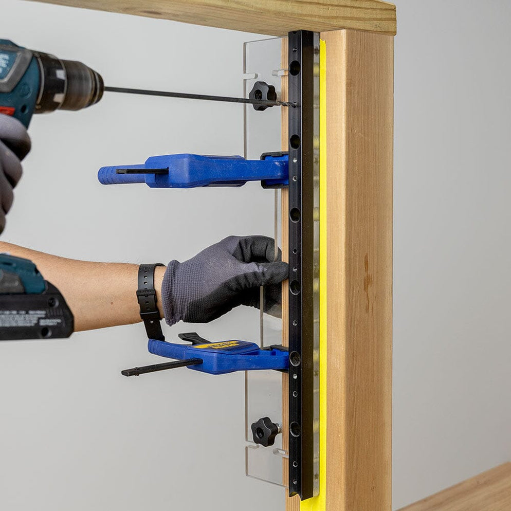 Cable Bullet Drill Guide and Template for Level Runs