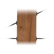 Cable Rail Post Hole Cover | Black Finish Hardware Cable Bullet 