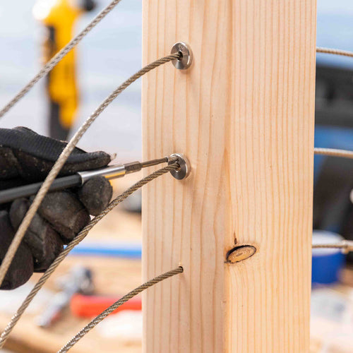 Cable Rail Post Hole Cover Hardware Cable Bullet 