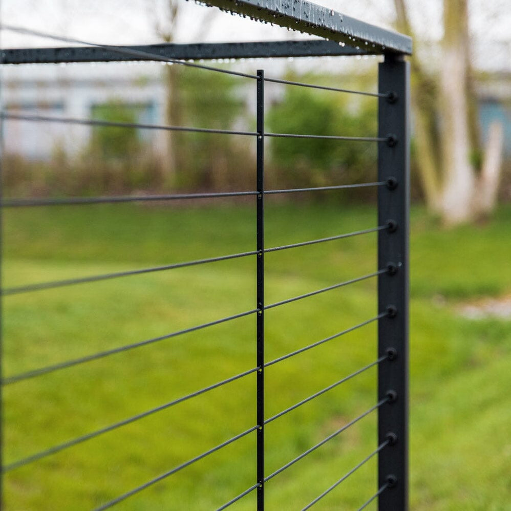 Cable Bullter Railing Steel Metal Cable Railing Kits | Cable Railing for Metal Posts | Cable Bullet