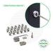 Cable Tensioner for Metal Posts Tensioners Cable Bullet 22 Tensioner Kits with Drivers 