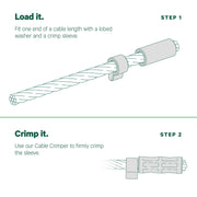 Cable Tensioner for Wood Posts Tensioners Cable Bullet 