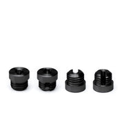 Deluxe Cable Rail Post Hole Cover | Black Finish Cable Bullet 