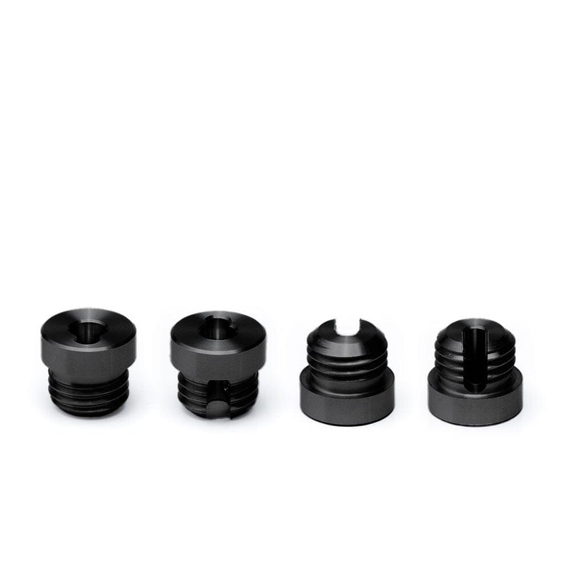 Deluxe Cable Rail Post Hole Cover | Black Finish Cable Bullet 