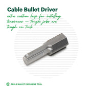Installation Kit Add-On for Hardwood Posts Installation Kits Cable Bullet 