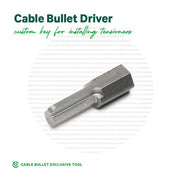Installation Kit for Wood Posts Installation Kits Cable Bullet 