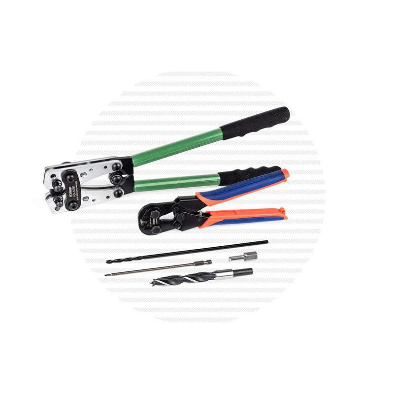 Installation Kit for Wood Posts Installation Kits Cable Bullet Installation Kit Standard Cutter 