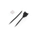 Lighting Lead-In Connector Lighting Cable Bullet Black 
