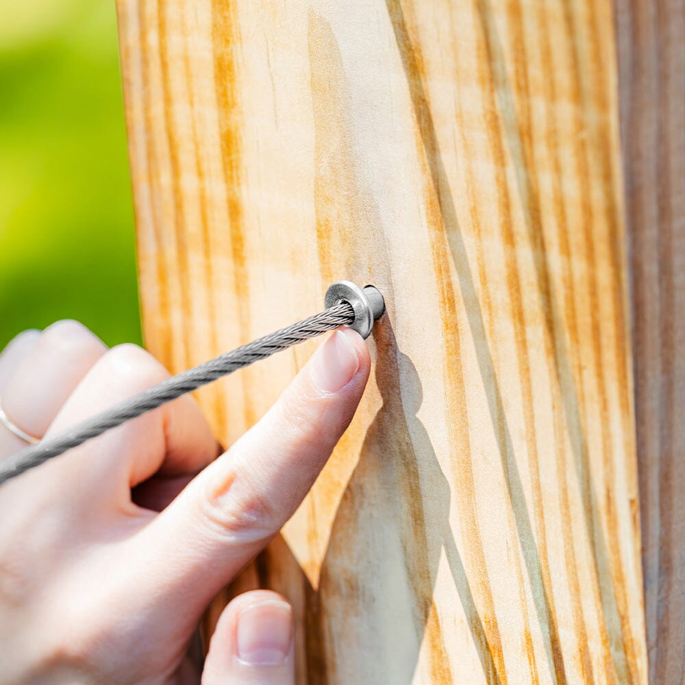 Post Hole Protector | 316 Stainless Steel Hardware Cable Bullet 