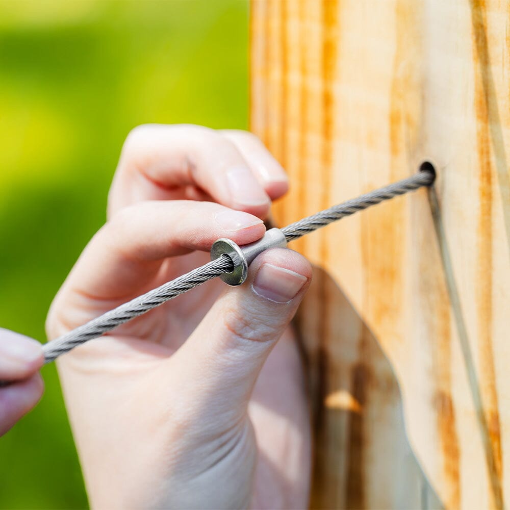 Post Hole Protector | 316 Stainless Steel Hardware Cable Bullet 