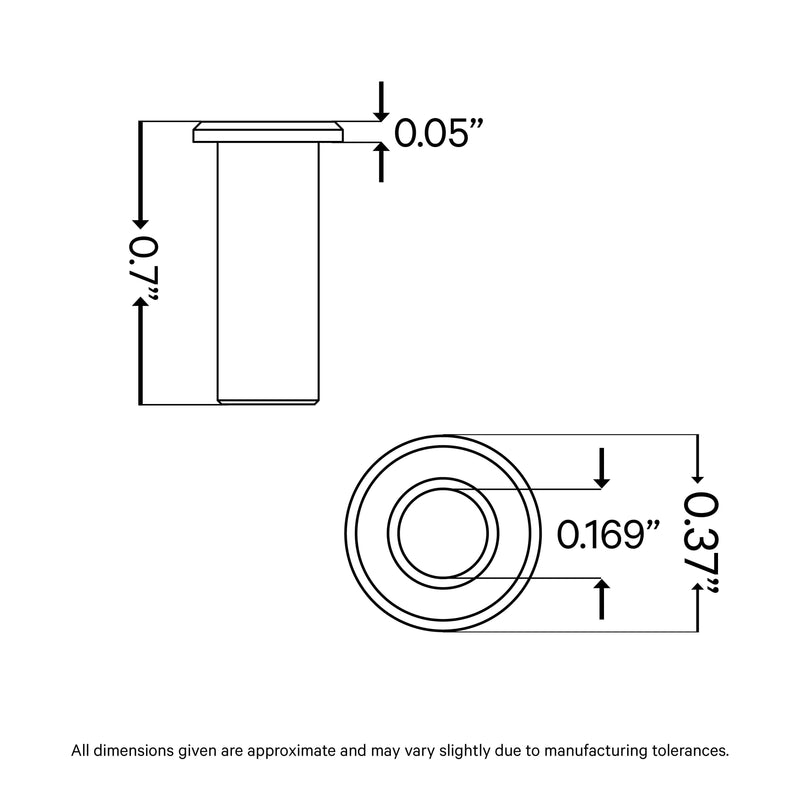 Post Hole Protector Hardware Cable Bullet 