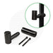 Post-Mounted Handrail Bracket for Signature Series Cable Railing | Black Finish Hardware Cable Bullet Intermediate/Line Post 