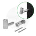 Post-Mounted Handrail Bracket for Signature Series Cable Railing Hardware Cable Bullet 