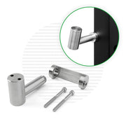 Post-Mounted Handrail Bracket for Signature Series Cable Railing Hardware Cable Bullet Tensioning/End Post 