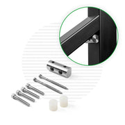Post-Side Handrail Bracket Hardware Cable Bullet 