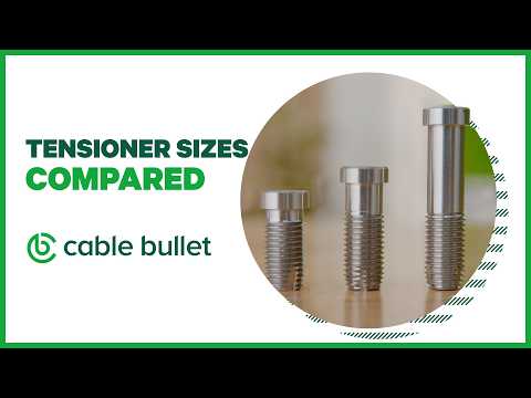 Black Cable Tensioner for Wood Posts