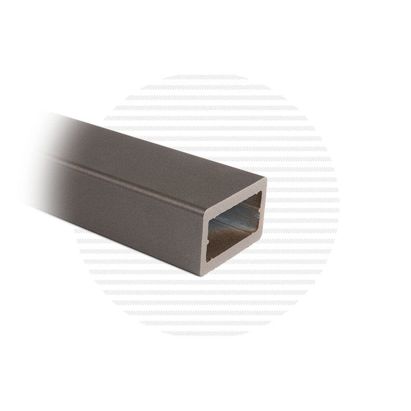 Reinforced Aluminum Handrail Handrail Cable Bullet 93" Bronze 