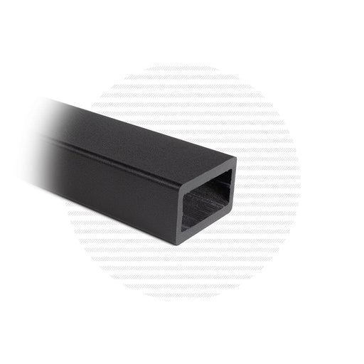 Reinforced Aluminum Handrail Handrail Cable Bullet 93" Flat Black (Fine Texture) 