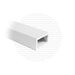 Reinforced Aluminum Handrail Handrail Cable Bullet 93" Flat White (Fine Texture) 