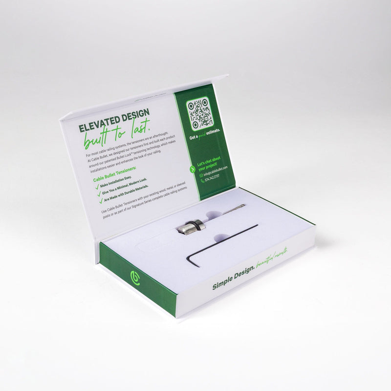 Sample Cable Rail Tensioner Kit Sample Cable Bullet Metal Post Kit 