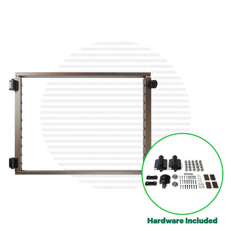 Signature Classic Gate Hardware Cable Bullet 36” Customizable (48” Max) Bronze (Fine Texture)