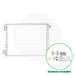 Signature Classic Gate Hardware Cable Bullet 36” Customizable (48” Max) Flat White (Fine Texture)