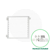 Signature Classic Gate Hardware Cable Bullet 36” Standard 36” Flat White (Fine Texture)