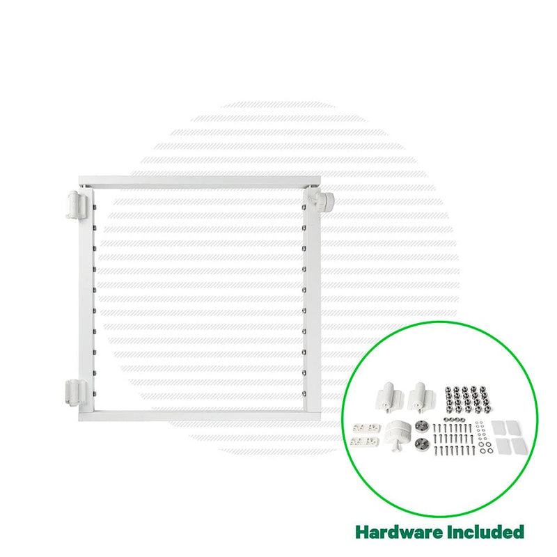 Signature Classic Gate Hardware Cable Bullet 36” Standard 36” Flat White (Fine Texture)