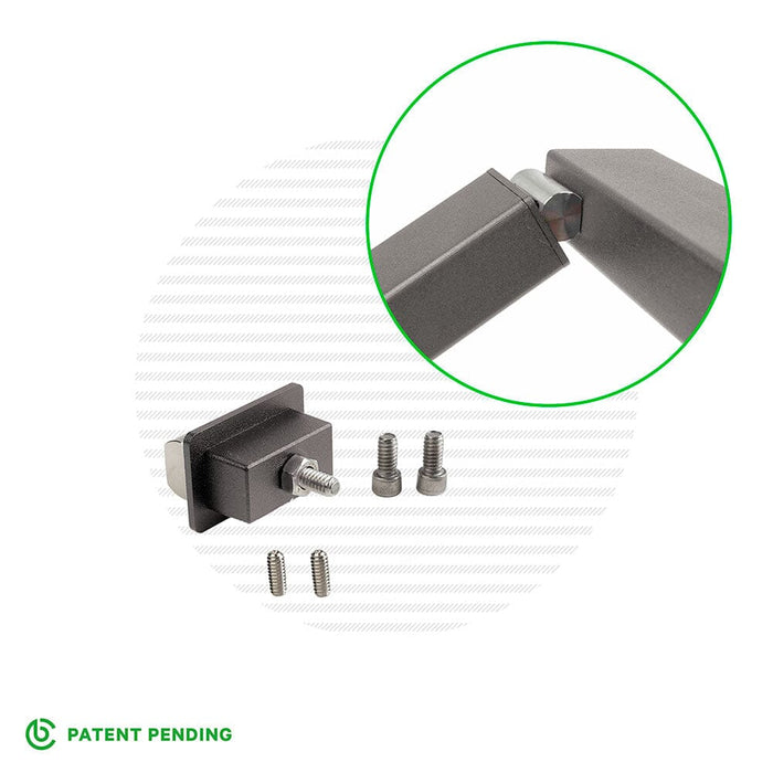 Signature Classic Stair Corner Handrail Hinge Handrail Cable Bullet Bronze 